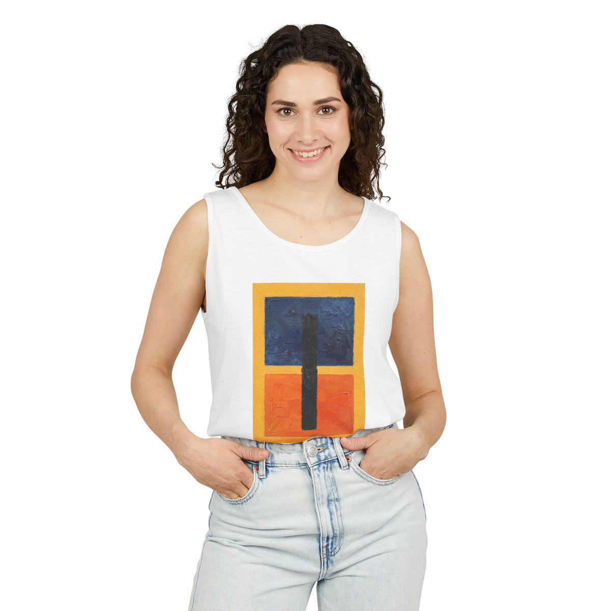 plate 341 tank - White