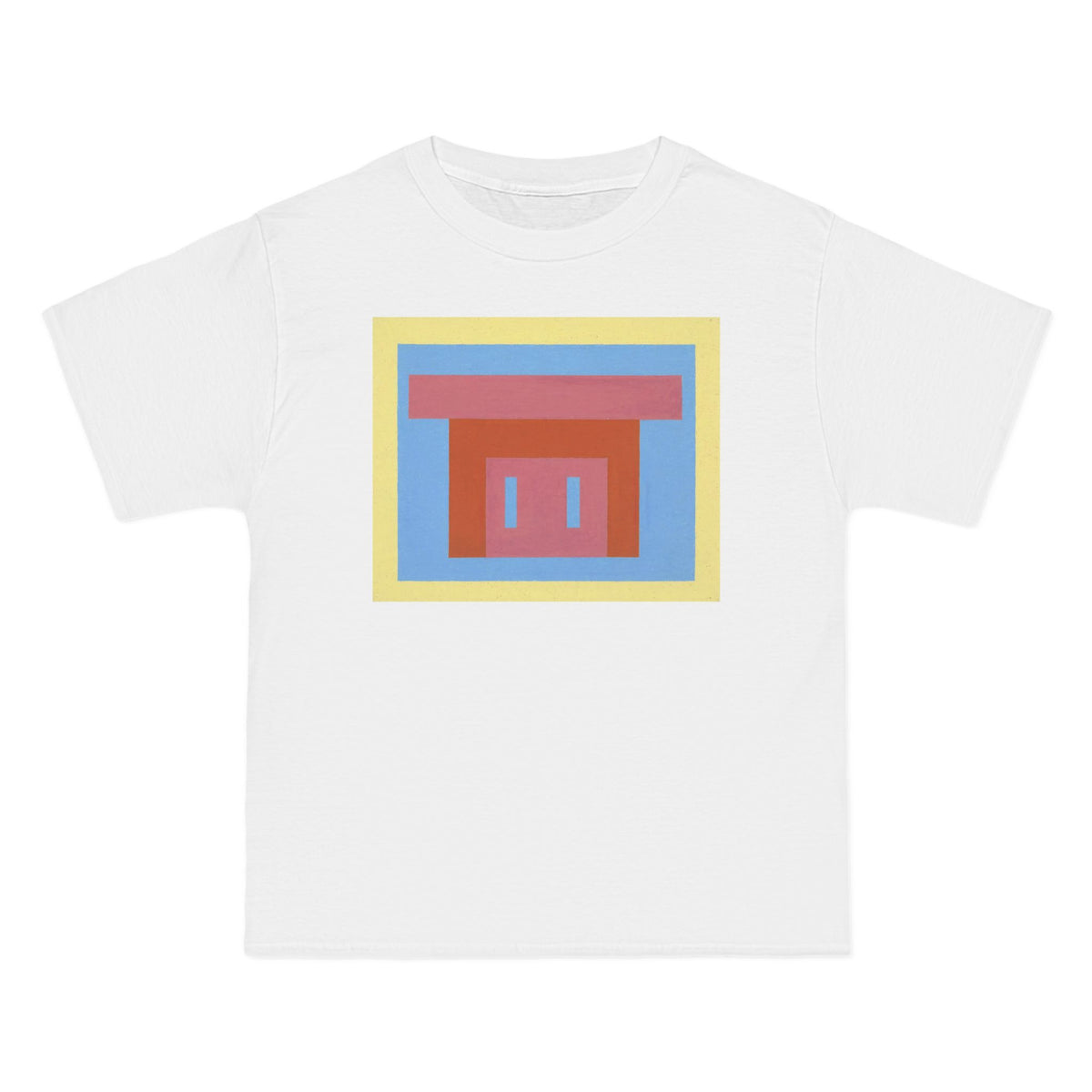 plate 013 beefy tee - White by onlycolor