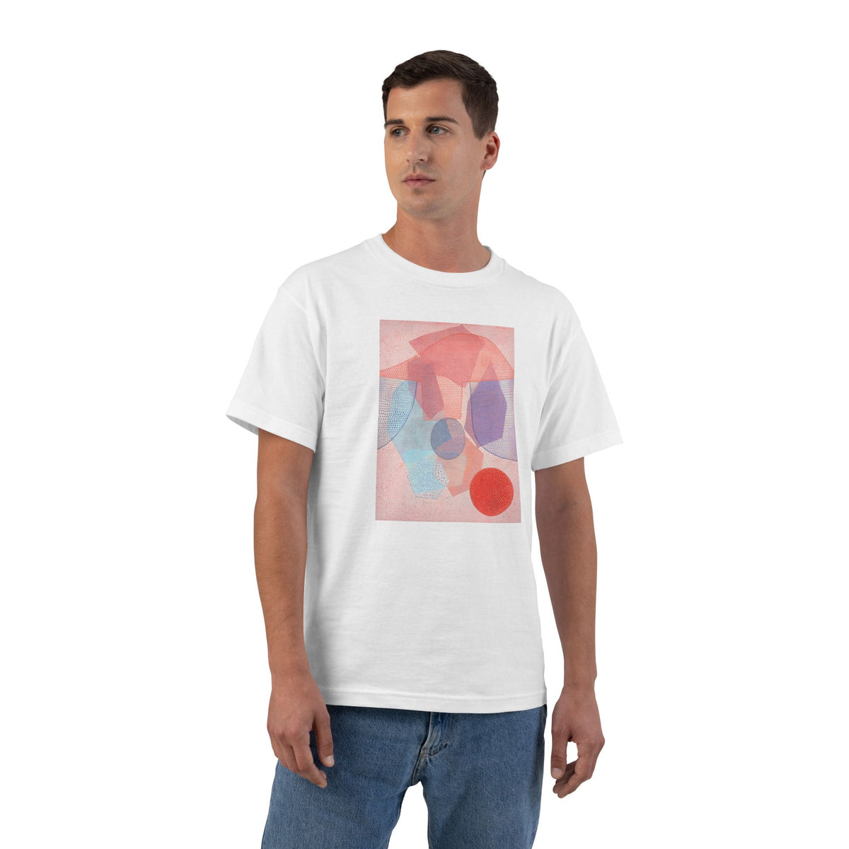 plate 067 beefy tee - White