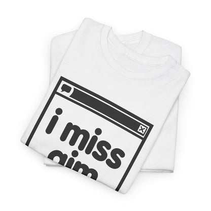i miss aim error tee - White