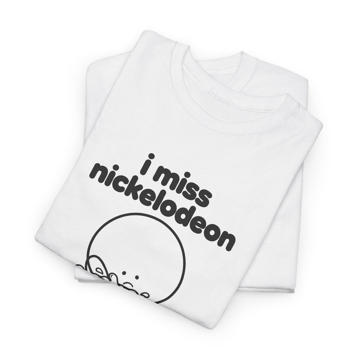 i miss nickelodeon tee - White