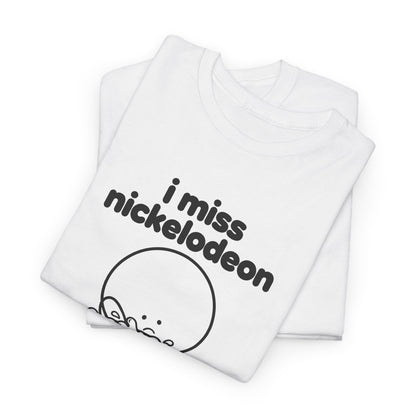i miss nickelodeon tee - White