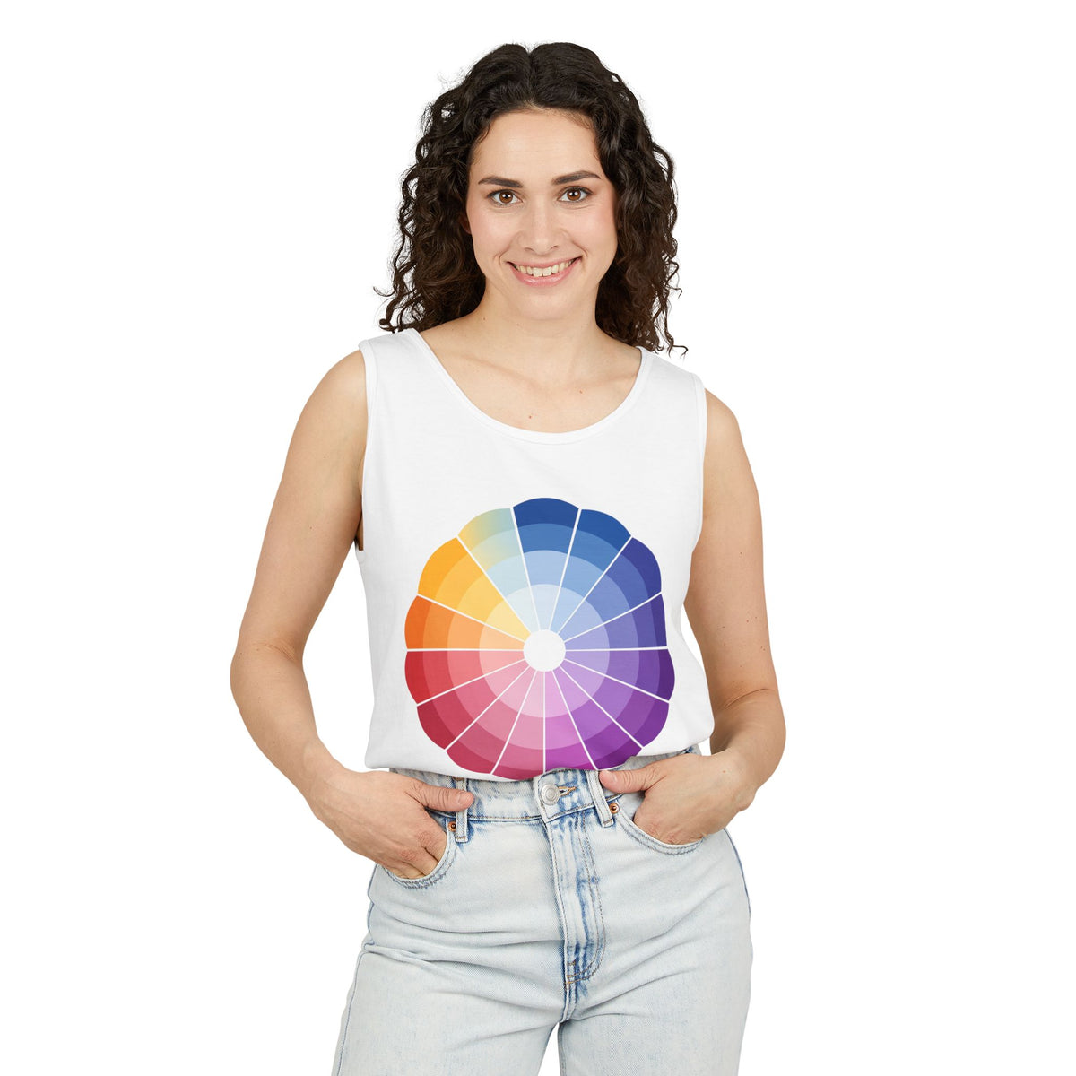 plate 185 tank - White