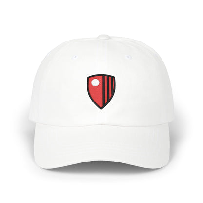 Bournemouth Soccer Dad Cap — Embroidered, Red, Black & White