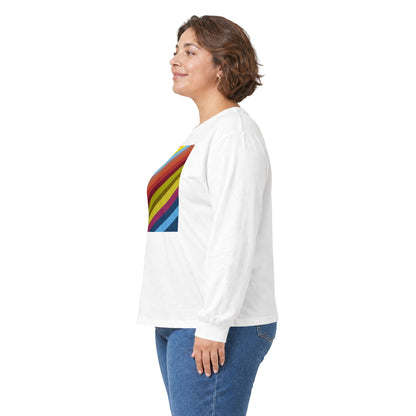 plate 340 long sleeve tee - White