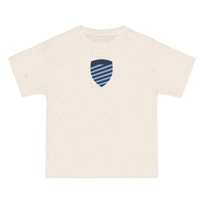 Kansas City Soccer Heavyweight Tee — Natural, Navy & Slate Grey