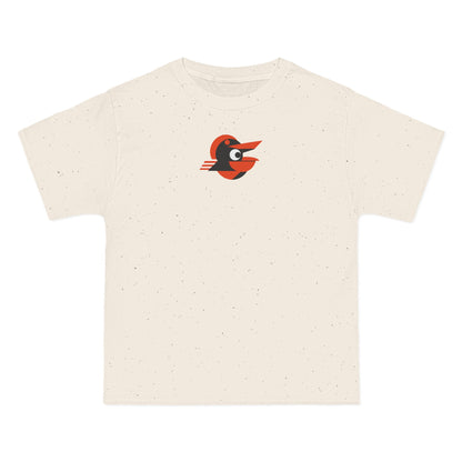 Baltimore Baseball Heavyweight Tee — Natural, Orange, Black & White