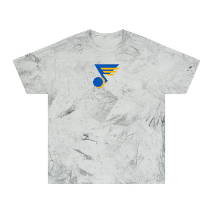 St. Louis Hockey Tie-Dye Tee — Smoke, Royal & Gold