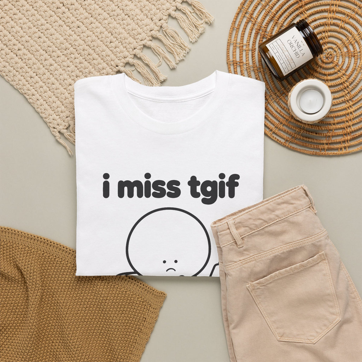 i miss tgif tee - White
