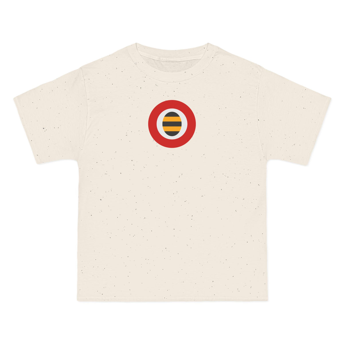 London Soccer Heavyweight Tee — Natural, Orange, White & Black