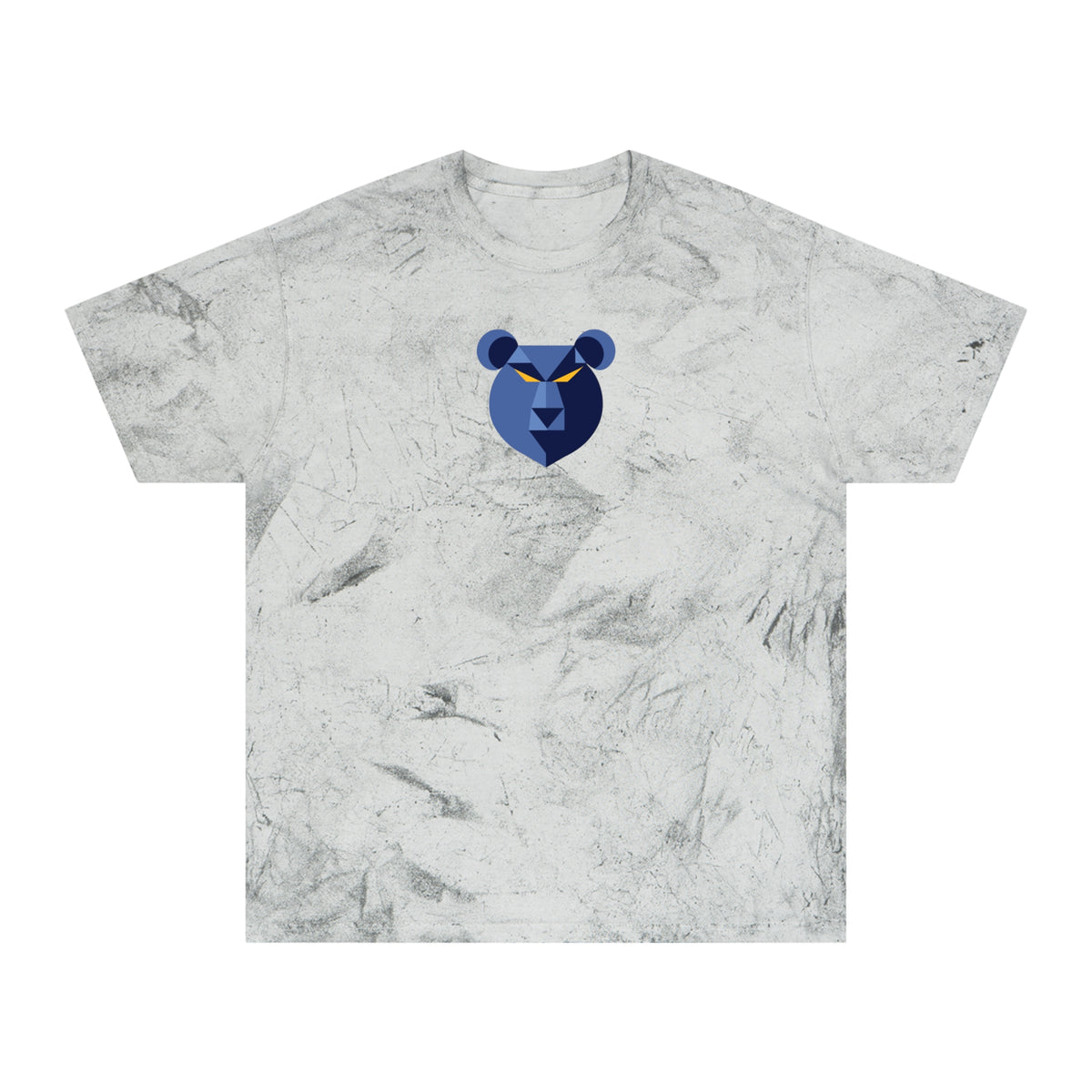 Memphis Basketball Tie-Dye Tee — Smoke, Royal, Navy & Gold