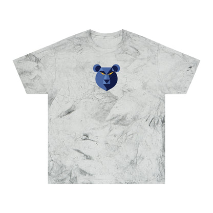 Memphis Basketball Tie-Dye Tee — Smoke, Royal, Navy & Gold