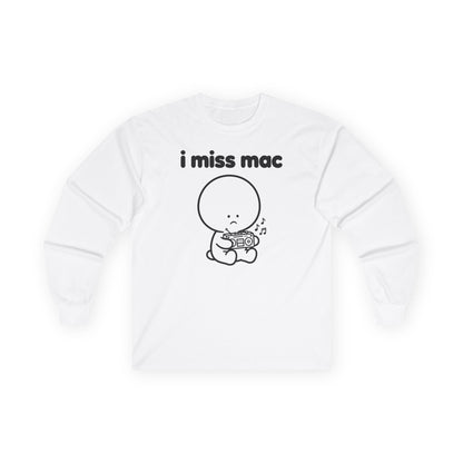 i miss mac long sleeve tee - White