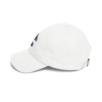 Vancouver Hockey Dad Cap — Embroidered, Navy & White