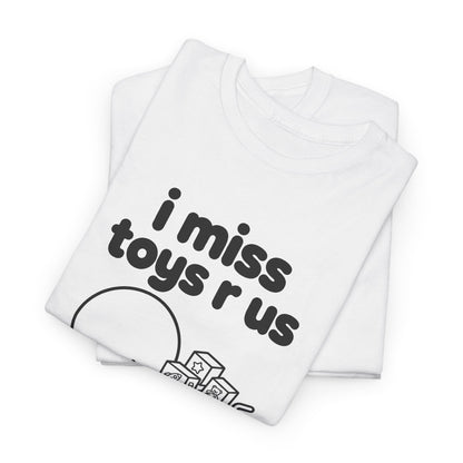 i miss toys r us tee - White