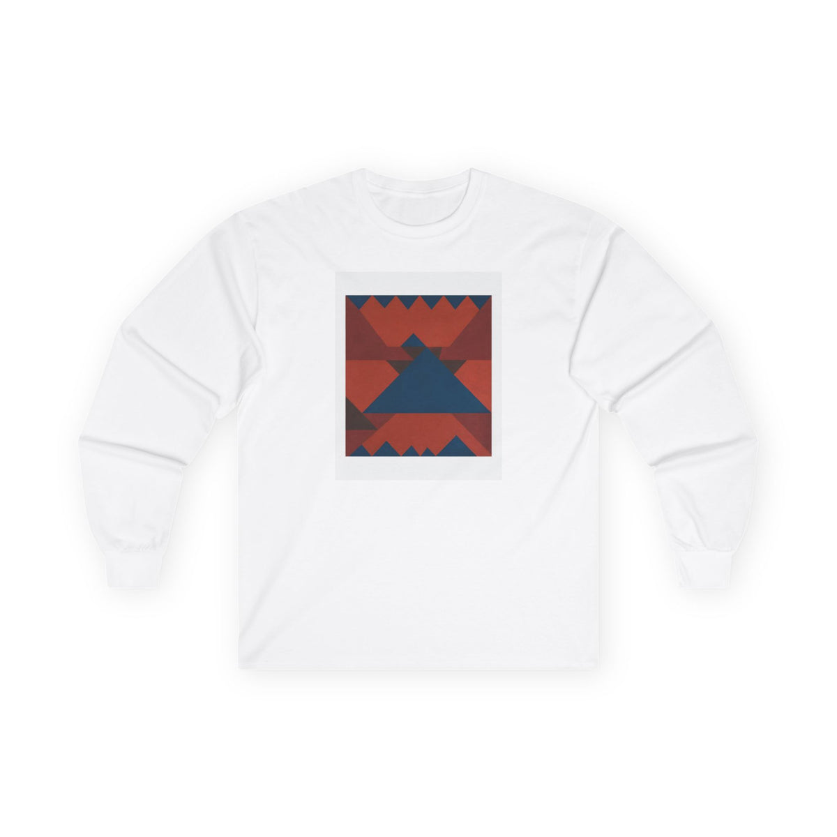 plate 266 long sleeve tee - White