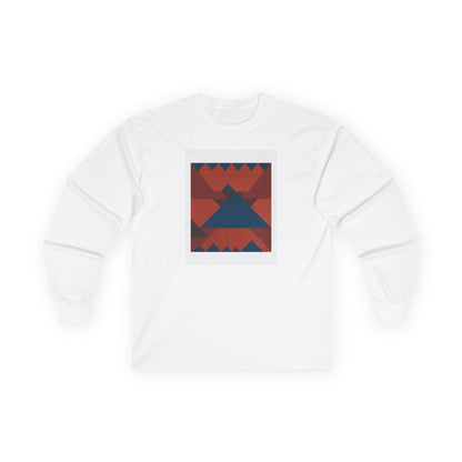 plate 266 long sleeve tee - White