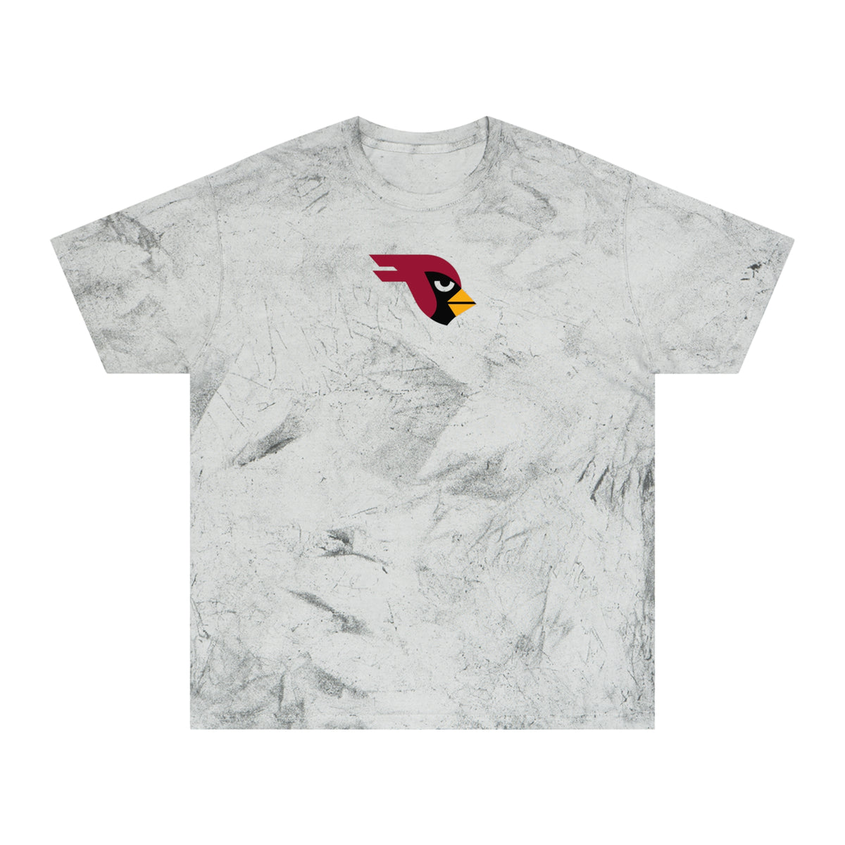 Arizona Football Tie-Dye Tee — Smoke, Flamingo, Black & Gold