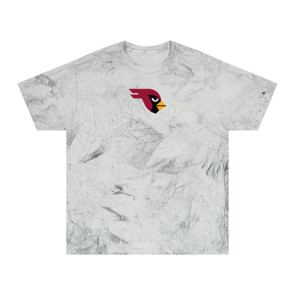 Arizona Football Tie-Dye Tee — Smoke, Flamingo, Black & Gold