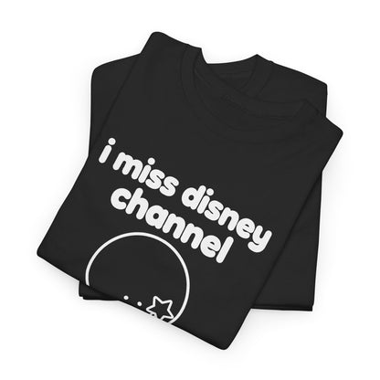 i miss disney channel tee - Black