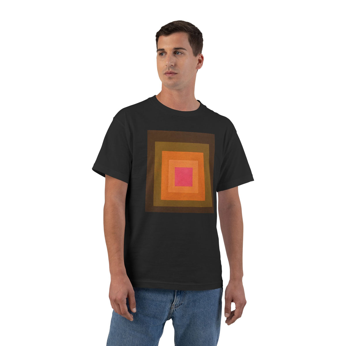 plate 018 beefy tee - Black by onlycolor