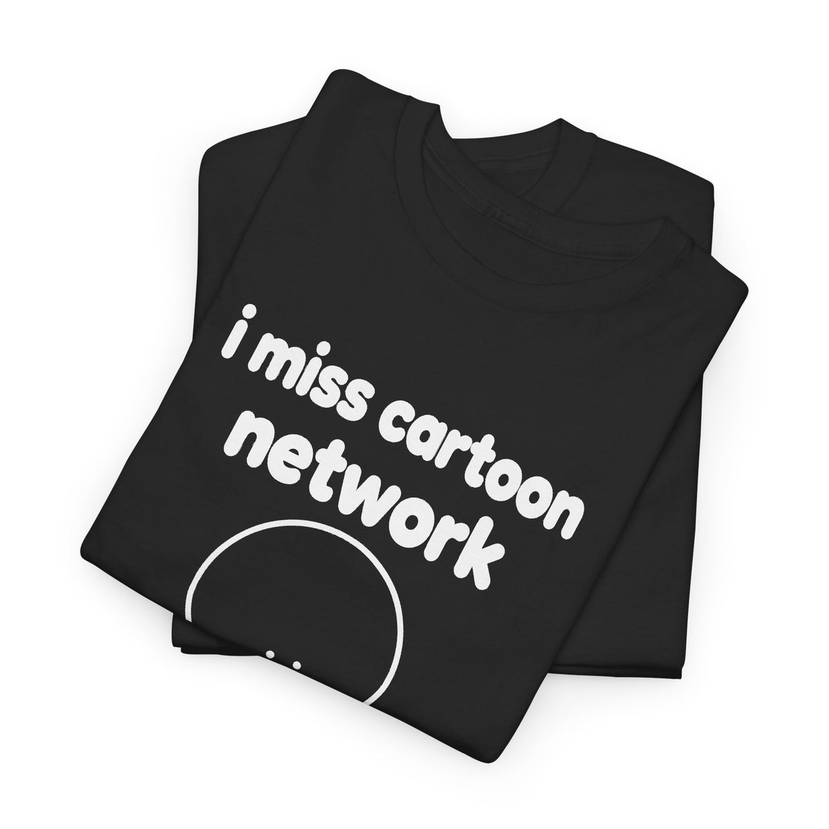 i miss cartoon network tee - Black