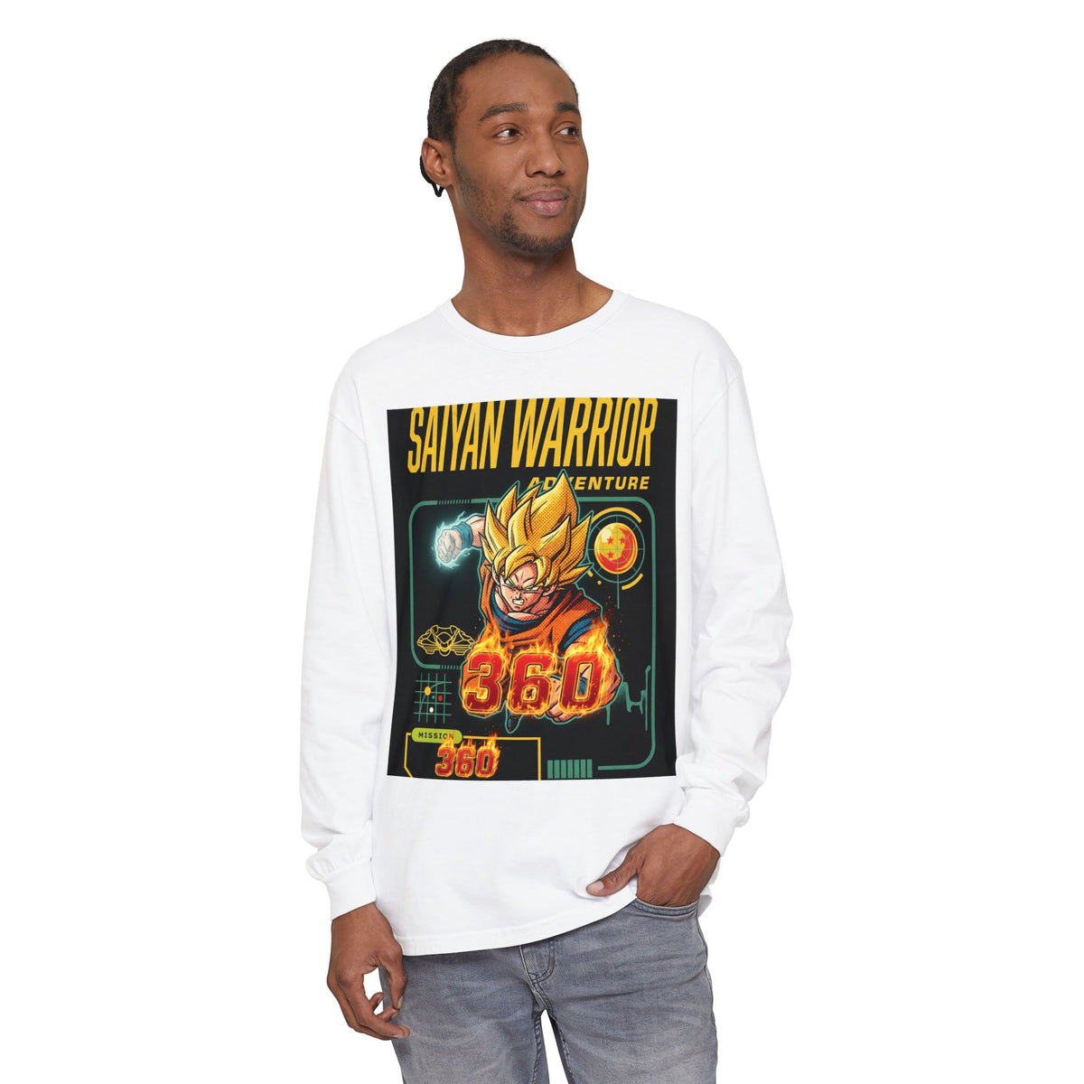 Unisex Garment-dyed Long Sleeve T-Shirt