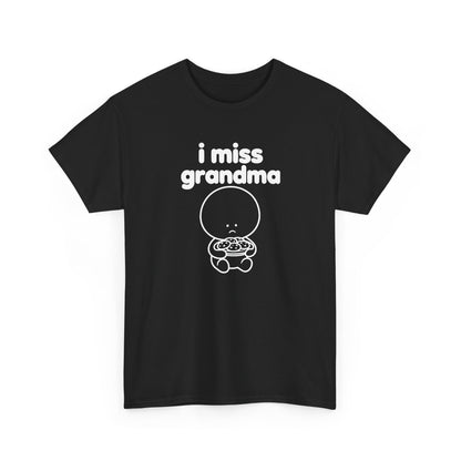i miss grandma tee - Black