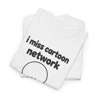 i miss cartoon network tee - White