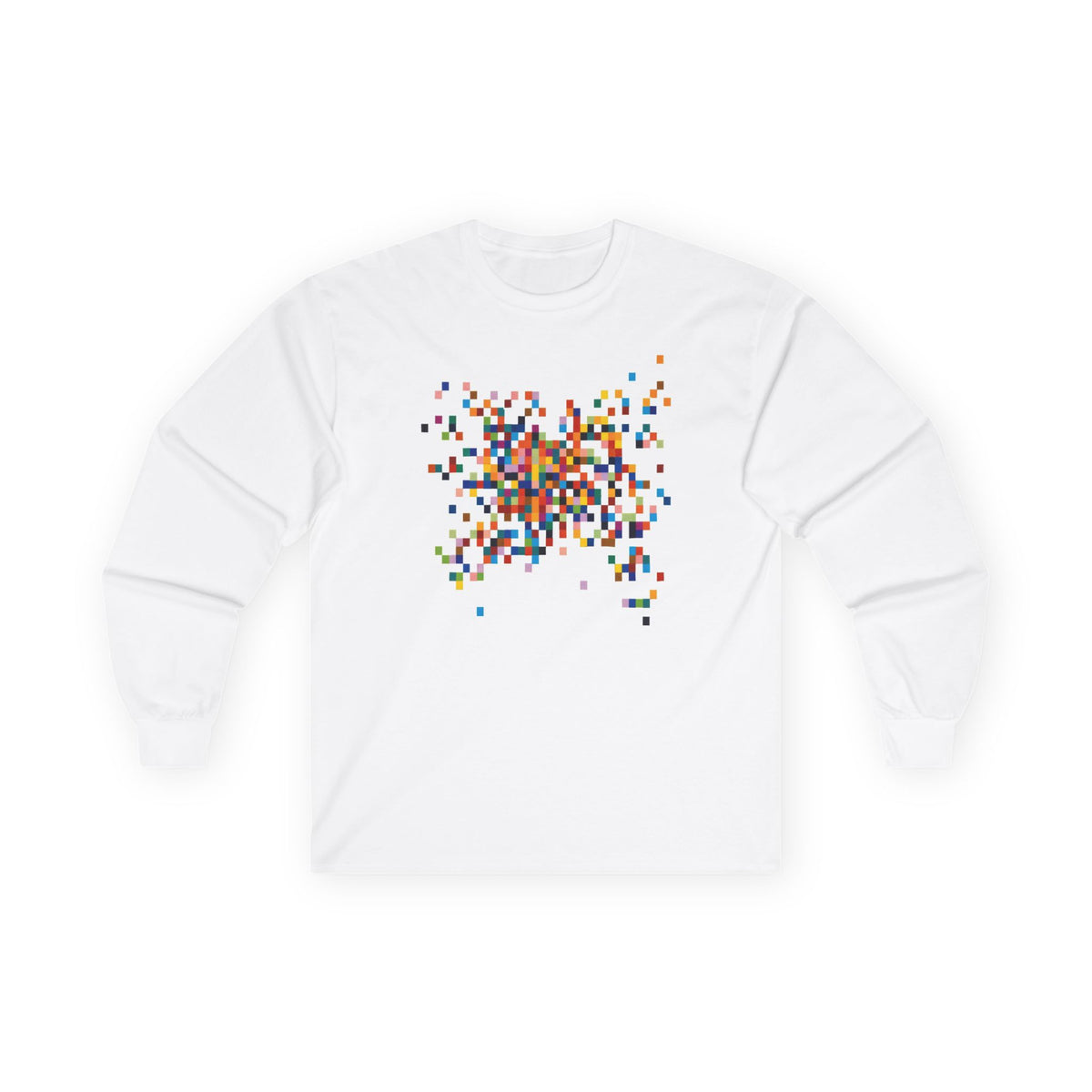 plate 390 long sleeve tee - White by onlycolor