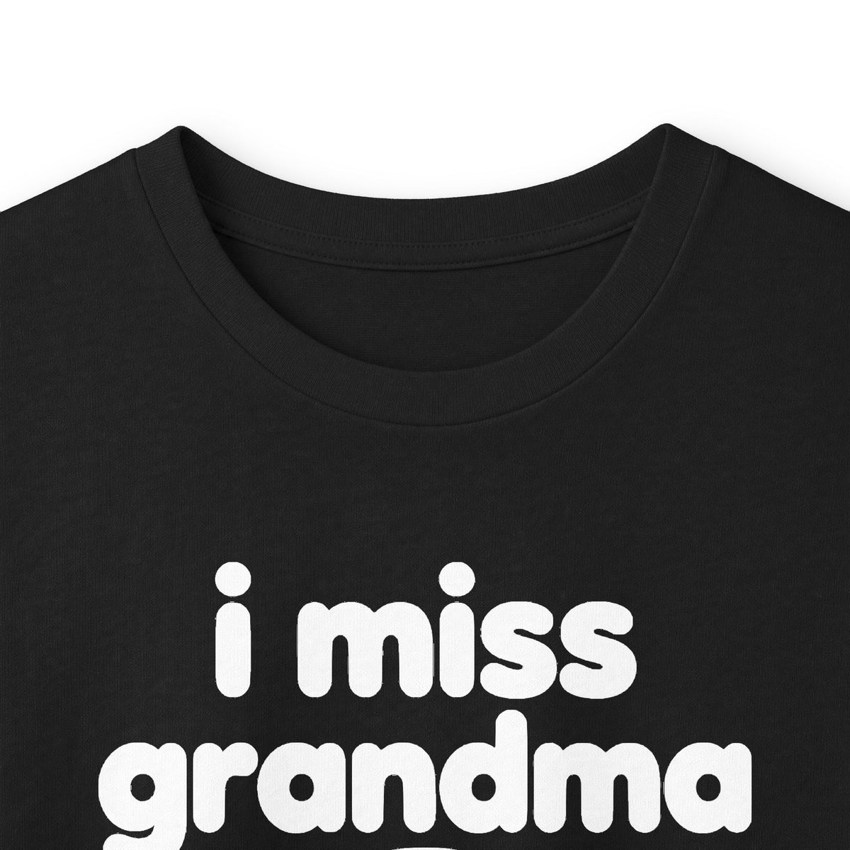 i miss grandma long sleeve tee - Black by lonelyboi
