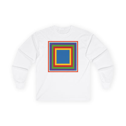 plate 223 long sleeve tee - White