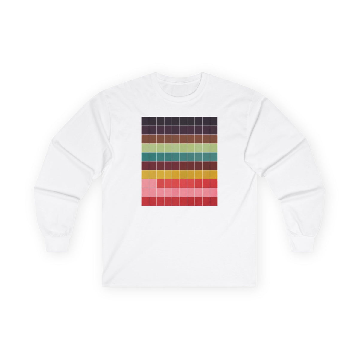 plate 313 long sleeve tee - White