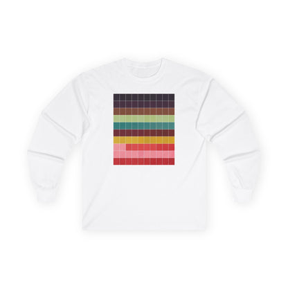 plate 313 long sleeve tee - White
