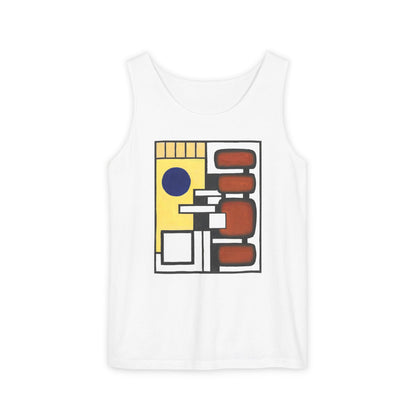 plate 047 tank - White