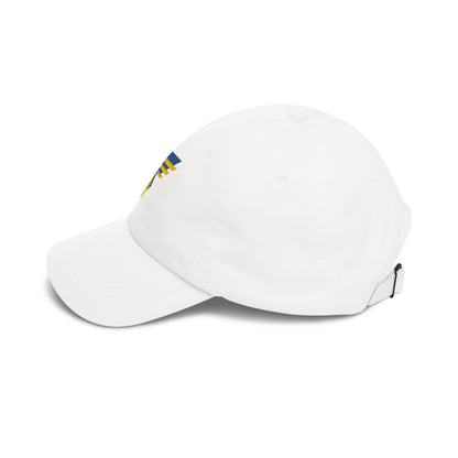 St. Louis Hockey Dad Cap — Embroidered, Royal & Gold