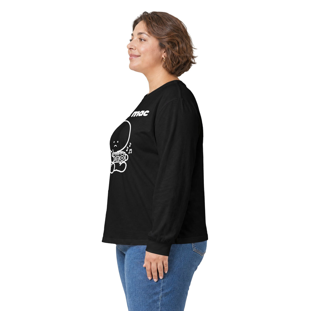 i miss mac long sleeve tee - Black by lonelyboi