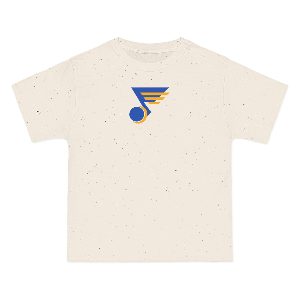St. Louis Hockey Heavyweight Tee — Natural, Royal & Gold