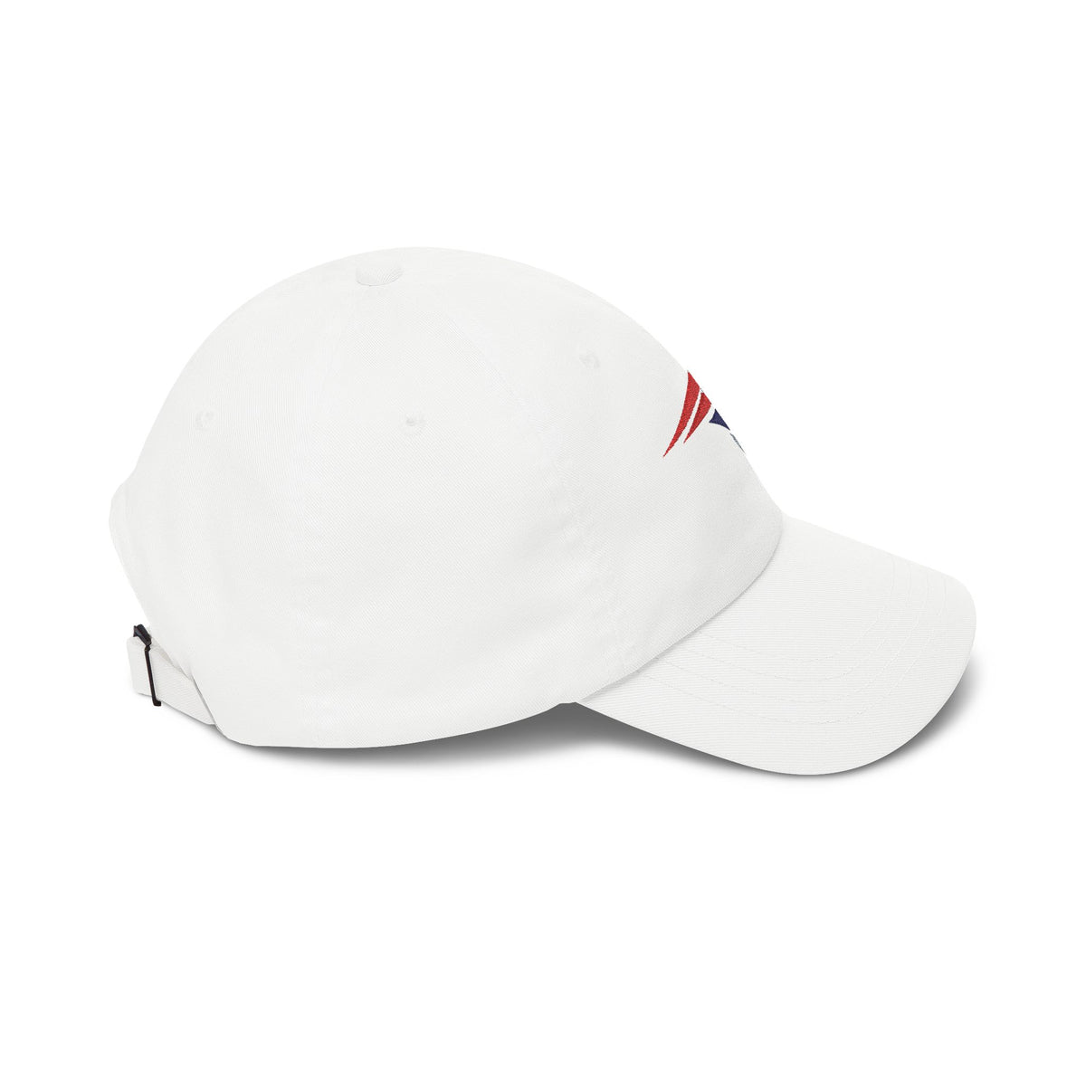 New England Football Dad Cap — Embroidered, Navy, Grey & Red