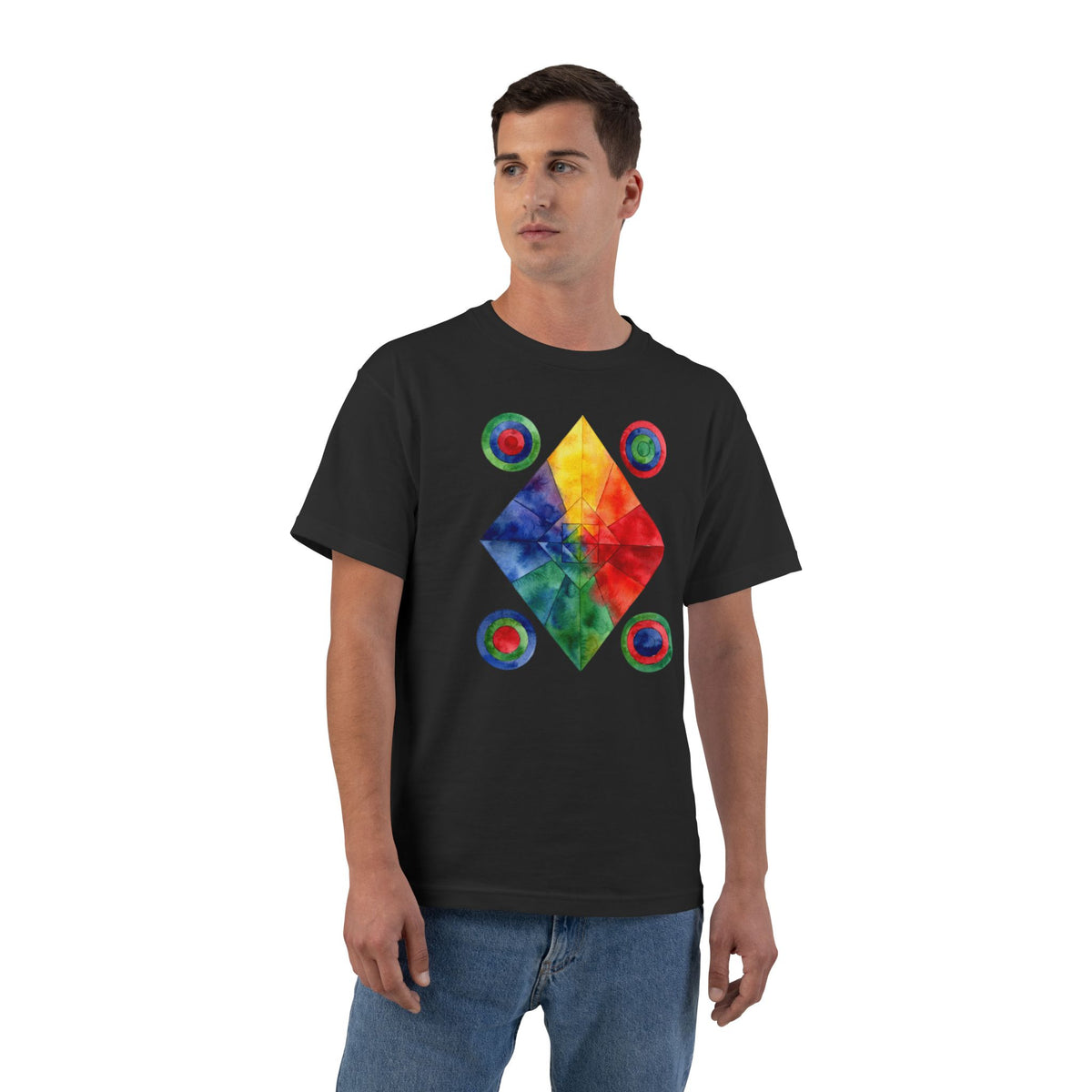 plate 215 beefy tee - Black