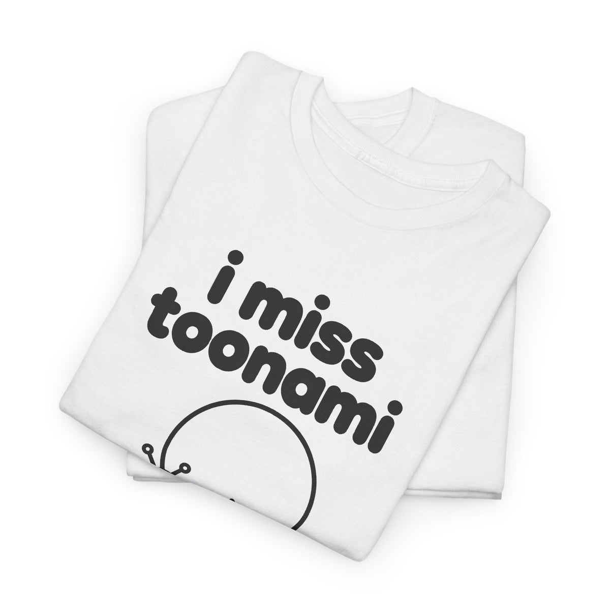 i miss toonami tee - White