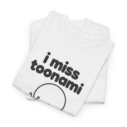 i miss toonami tee - White