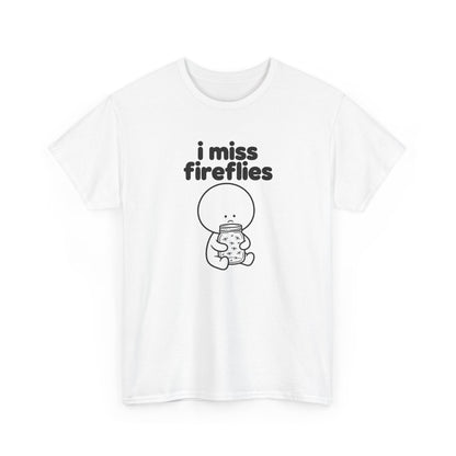 i miss fireflies tee - White