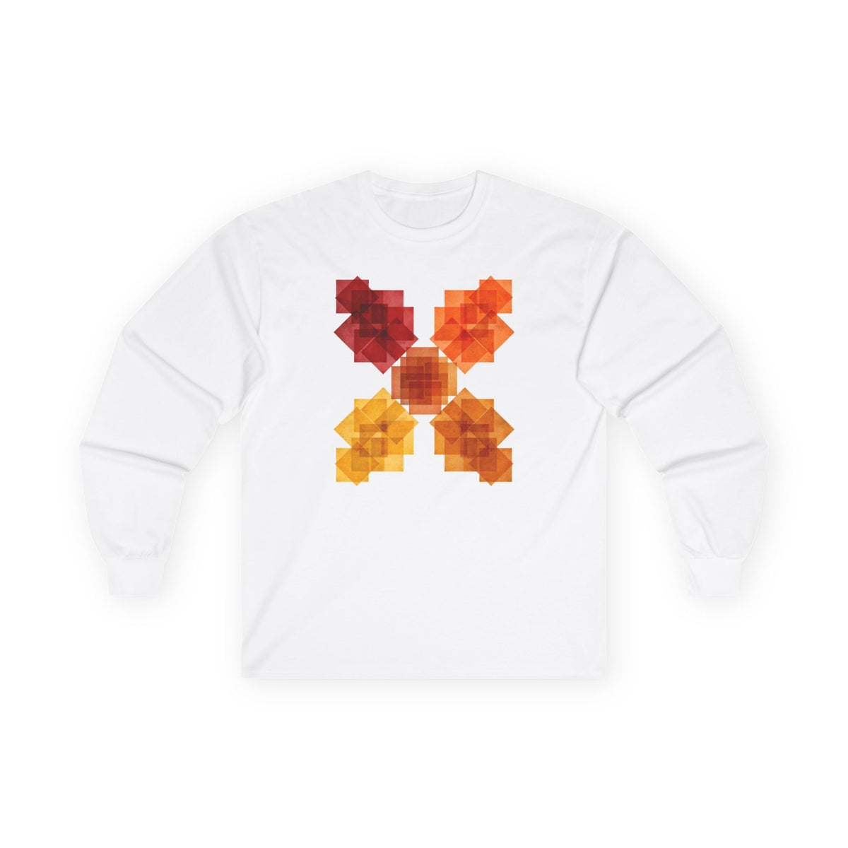 plate 244 long sleeve tee - White