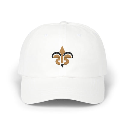 New Orleans Football Dad Cap — Embroidered, Old Gold & Black