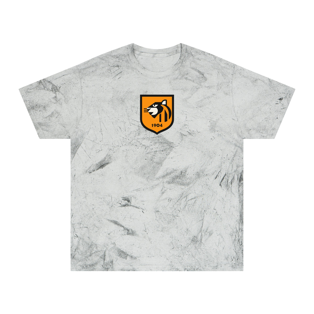 Hull Soccer Tie-Dye Tee — Smoke, Orange, Black & Off-White