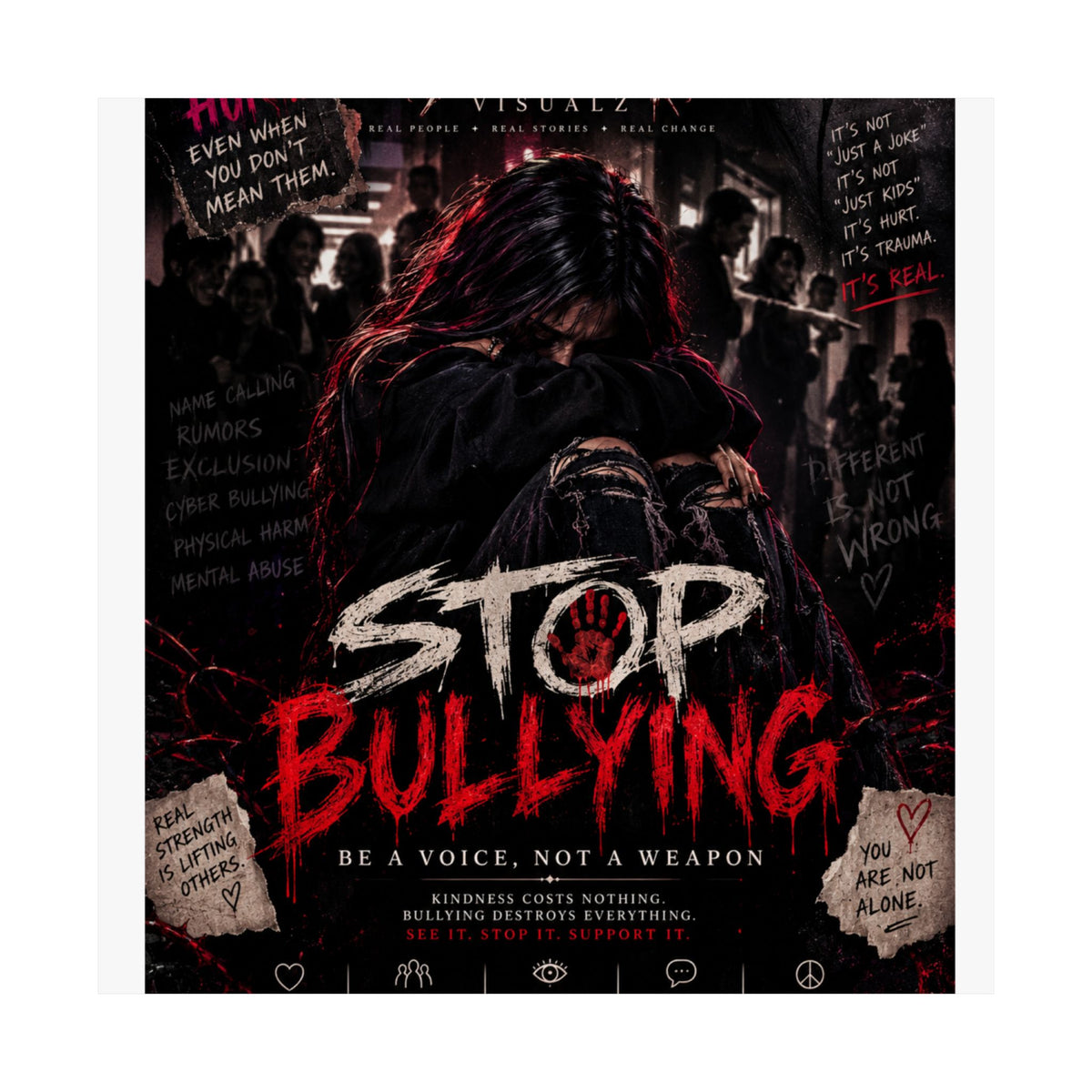 Lilith Visualz Anti Bullying Poster