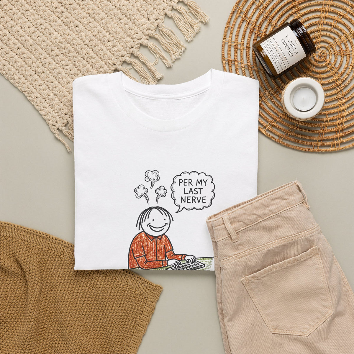 Last Nerve tee by doodledude