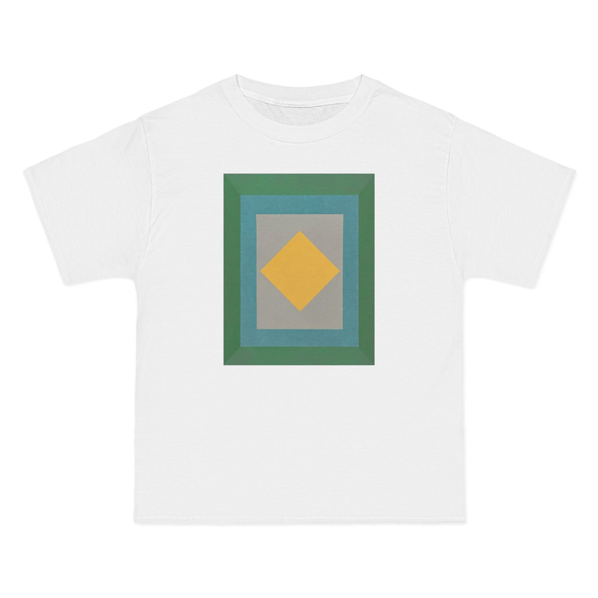 plate 015 beefy tee - White by onlycolor