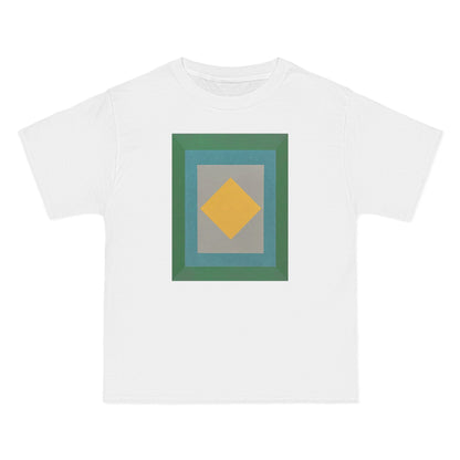 plate 015 beefy tee - White